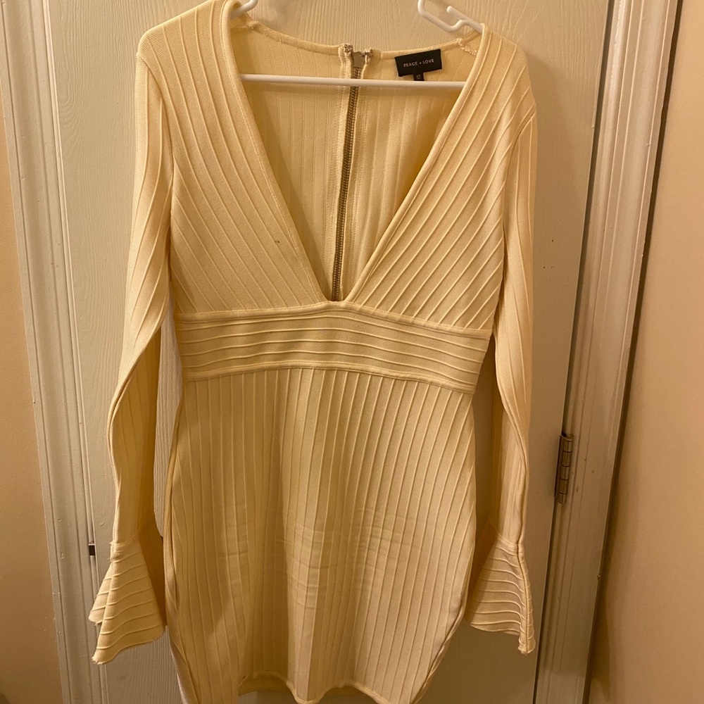 Peace. Love misguided bandage dress